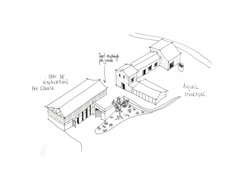 La Madelene _ Croquis d'intention Chai