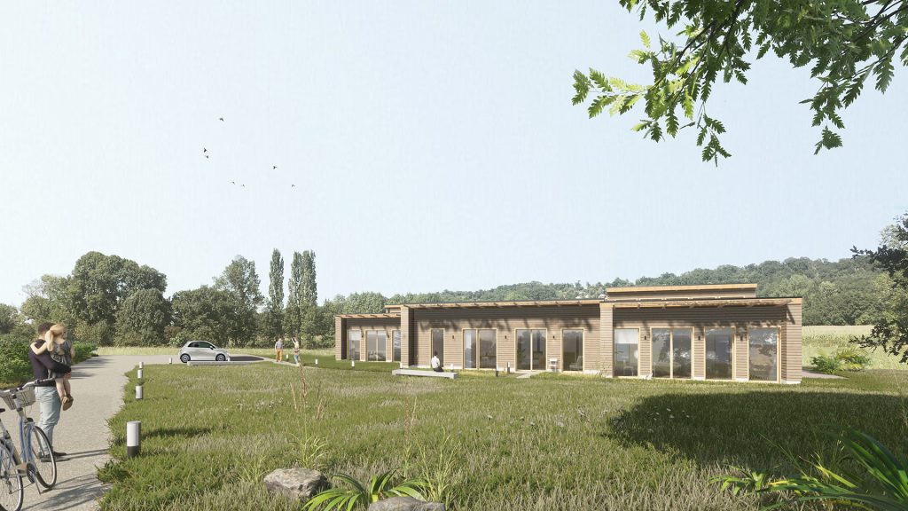 Centre de méditation - Perspective extérieure